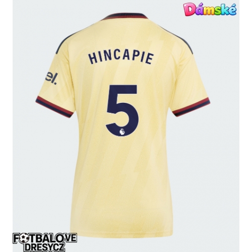 Arsenal Piero Hincapie #5 Dámské Alternativní Dres 2026-27 Krátký Rukáv Arsenal Piero Hincapie #5 Dámské Alternativní Dres 2026-27 Krátký Rukáv